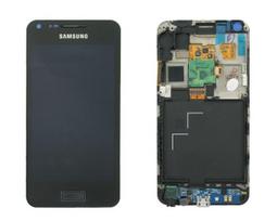 LCD ekranas Samsung i9070 Galaxy S Advance su lietimo ekranu ir rėmeliu juodas originalus (paslaugų paketas)