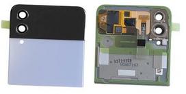 LCD ekranas Samsung F721 Z Flip4 5G su jutikliniu ekranu ir rėmu (Išorinis) mėlynas originalus (naudotas Grade B)