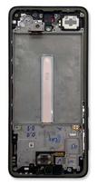 LCD ekranas Samsung A336 A33 5G 2022 su jutikliniu ekranu ir rėmeliu juodas originalus (serviso paketas)