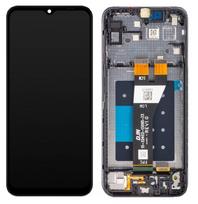 LCD ekranas Samsung A146 A14 5G 2023 su jutikliniu ekranu ir rėmeliu juodas originalus (naudotas Grade A)