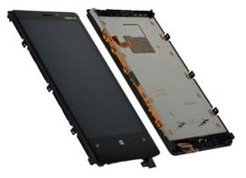 LCD ekranas Microsoft (Nokia) Lumia 920 su jutikliniu ekranu ir rėmeliu juodas originalus (naudotas, B klasė)