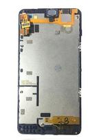 LCD ekranas Microsoft (Nokia) Lumia 640 su jutikliniu ekranu ir rėmeliu juodas originalus (naudotas, B klasė)