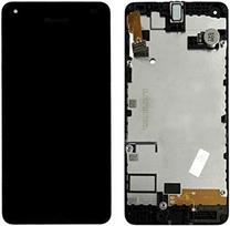LCD ekranas Microsoft (Nokia) Lumia 550 su jutikliniu ekranu ir rėmeliu juodas originalus (naudotas, B klasė)