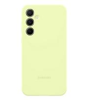 Samsung EF-PA556TME Silicone Cover dangtelis, skirtas Galaxy A556 A55 5G, žalsvai geltonas