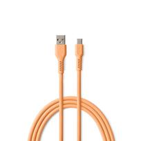 COLORUM laidas USB-A - USB-C 1,8m 3A CK60-AC-14 x persikinis Fuzz
