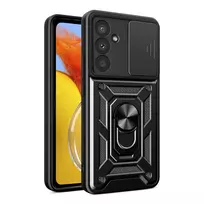 Hybrid Armor Camshield dėklas skirta Samsung Galaxy A37 juodas