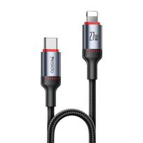 YESIDO LAIDAS CA182 27W TYPE-C/LIGHTNING 1.2M 3A juodas