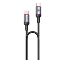 YESIDO LAIDAS CA185 240W TYPE-C/TYPE-C 1.2M 5A juodas