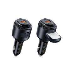 REMAX CAR ĮKROVIKLIS YATOY SERIES WITH SCENT 60W PD QC RCC353 1xUSB + 1XuSB-C juodas