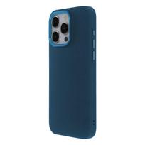"Satin Touch" dėklas "Samsung Galaxy A14 4G" / A14 5G tamsiai mėlynas