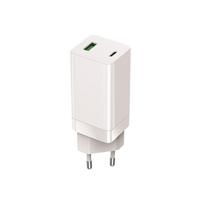 Setty GAN sieninis įkroviklis PD+QC USB + USB-C 65W LSI-02 baltas JO