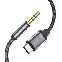 Tech-Protect UltraBoost audio adapteris USB-C / 3,5 mm mini jack, 1 m, juodas