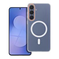 Dėklas GO ORANGE suderinamas su MagSafe skirtas SAMSUNG S25 FE skaidrus