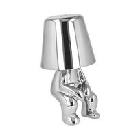 Naktinė lempa Silver Man dizainas L