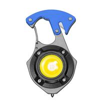 Mini žibintuvėlis LED raktų pakabukas W5143 Type C su 2 atsuktuvo antgaliais mėlynas
