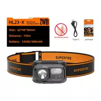 Prožektorius ant galvos HL23-X Superfire 116lm