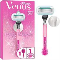 Gillette Venus Party Edition Skuveklis, 1 Skuvekļa Kasetnes, Sienas Stiprinājums 80879333