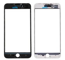 LCD stikliukas Apple iPhone 8 Plus su rėmeliu ir OCA baltas V3