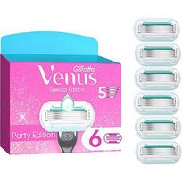 Gillette Venus Party Edition Razor Skuvekļa Maināmas Asmeņu Kasetnes, 6 gab 80879340