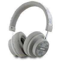 DKNY DKBHM2PCSHLE Bluetooth ant ausų dedamos ausinės „Checkered Pattern“, smėlio spalvos