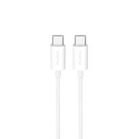 Puro TPE 25W USB-C - USB-C 3m kabelis - baltas