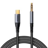 Joyroom SY-A07 USB-C į 3.5mm 1.2m juodas garso kabelis su DAC ir HiFi