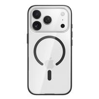 Rock Crystal Armor serijos magnetinis dėklas telefonui Iphone 17 Pro Max juodas