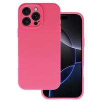 Silikoninis lite dėklas telefonui Iphone 16 Pro fuksijos