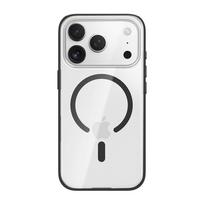 Rock Crystal Armor Serijos Magnetinė Dėklas ant Iphone 17 Pro - juodas