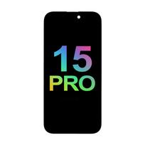 Mecanico Soft OLED ekranas Incell iPhone 15 Pro su rėmu (Support IC Transplant) - juodas