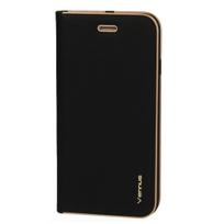 Vennus Knygos tipo dėklas su rėmeliu Samsung Galaxy S24 Plus juodas