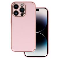 TEL PROTECT prabangus dėklas telefonui Iphone 14 Pro Max šviesiai rožinė