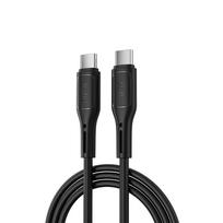 WiWU - Starlink serijos duomenų kabelis Wi-C043E USB C į USB C 30W - juodas
