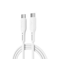 WiWU - Starlink serijos duomenų kabelis Wi-C043E USB C į USB C 30W - baltas
