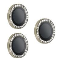 Apsauginis stiklas HARD DIAMOND kameros objektyvui Iphone 17 Pro/17 Pro Max titaninis (3 vnt)
