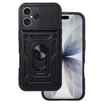 Stumdomas kameros šarvas dėklas telefonui Iphone 17 juodas