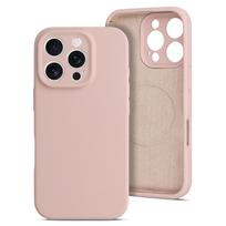MagColor Pure dėklas telefonui Iphone 15 Pro pudros rožinė