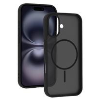 Magmat plonas dėklas Iphone 16 juodas