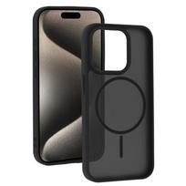 Magmat plonas dėklas Iphone 15 Pro juodas