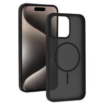 Magmat plonas dėklas Iphone 15 Pro Max juodas