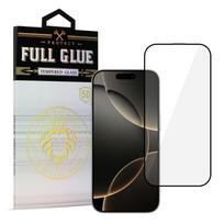 Apsauginis stiklas KIEKVIENAS Pilnas Klijai 5D IPHONE 16 PRO/17 JUODAS