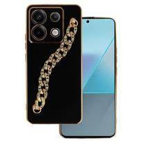 Dėklas telefonui Xiaomi Redmi Note 13 5G dizainas 4 juodas
