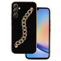 Dėklas telefonui Samsung Galaxy A34 5G dizainas 4 juodas
