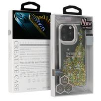 Snowflake Series dėklas telefonui Iphone 15 Plus juodas