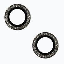 Apsauginis stiklas HARD DIAMOND kamerai (LENS) Iphone 15/15 Plus juodas (2 vnt.)