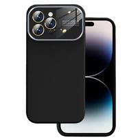Minkštas silikoninis dėklas objektyvui Iphone 15 Plus juoda