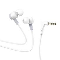 HOCO laidinės ausinės Jack 3,5 mm su mikrofonu M86 baltos