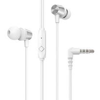HOCO laidinės ausinės Jack 3,5 mm su mikrofonu M79 baltos