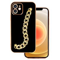 Madingas dėklas telefonui Iphone 11 dizainas 4 juoda