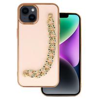 Madingas dėklas telefonui Iphone 14 dizainas 4 šviesiai rožinė